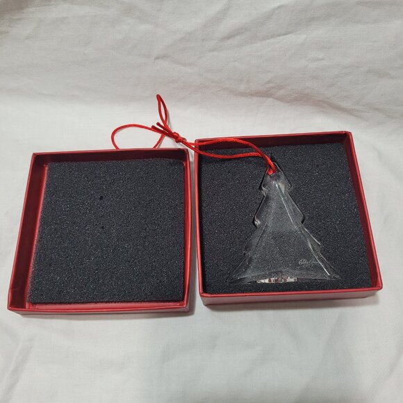 Oleg Cassini Signed Crystal Tree Ornament Exclusive Empire City Casino Yonkers - Picture 4 of 10